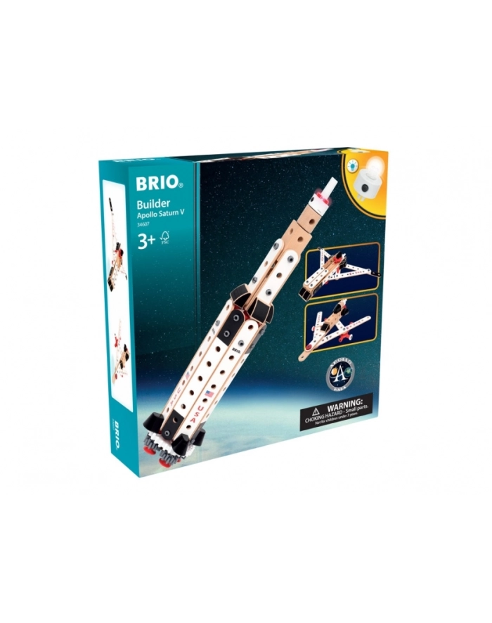 Brio Klocki Drewniane Rakieta Apollo 63460700 91 El. główny