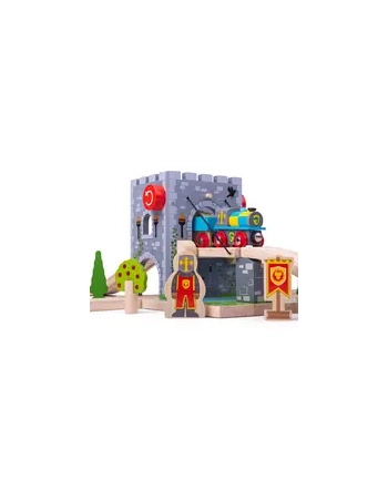 Bigjigs Toys Bigjigs Średniowieczny Most Zwodzony Bjt267 nr 1