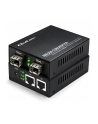 qoltec Dwukierunkowy media konwerter SWITCH Ethernet 2xRJ45 2xSFP |     1000Mb/s | 5V - nr 1