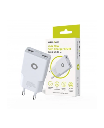 Mobile Origin Slim Charger M018 30W 2X Usb C Biała