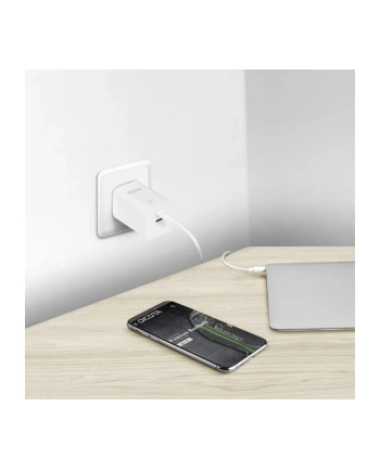 dicota Ładowarka GaN 65W 2xUSB-C biała nr 1