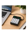qoltec Ładowarka do akumulatorków Ni-MH typu R03 AAA R6 AA | LCD | kabelUSB-C - nr 3