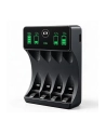 qoltec Ładowarka do akumulatorków Ni-MH typu R03 AAA R6 AA | LCD | kabelUSB-C - nr 7