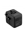 crong World Travel Adapter GaN 45W UK/EU/US/AU czarny - nr 1