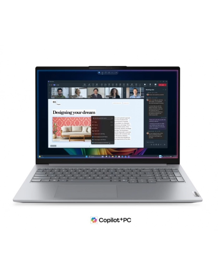 lenovo Laptop ThinkBook 16 G9 21UR0074PB W11Pro Ultra 5 325/16GB/512GB/INT/16.0 WUXGA/Arctic Grey/3YRS OS + CO2 Offset główny