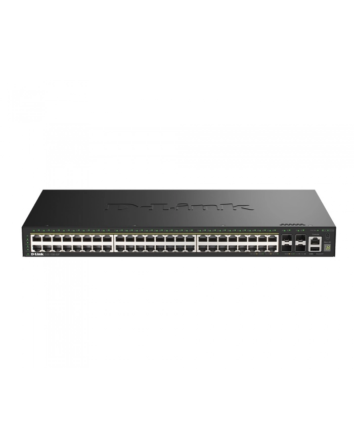 d-link Przełącznik Smart DGS-1530-52P/E 48 portów GE PoE(30W) + 4 porty 10G SFP+ 370W główny