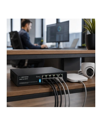 esperanza Switch 10-portowy POE 10/100/1000 120W MATRIX ENS108