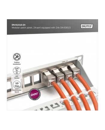 Digitus 24-PORT 1U MOD PATCH PANEL (DN9141024) nr 2