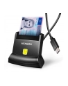 axagon Czytnik smart kart identyfikacyjnych USB-C CRE-SM4NC - nr 14