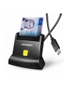 axagon Czytnik smart kart identyfikacyjnych USB-C CRE-SM4NC - nr 1