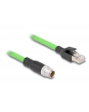 Tragant Przewód adapter M12 X-coded 8-pin męski-RJ45 męski Pur Tpu 5m Delock 80444 - nr 3