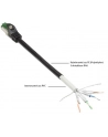 Alcasa 8062-H400S kabel sieciowy Czarny 40 m Cat6a S/FTP (S-STP) - nr 2