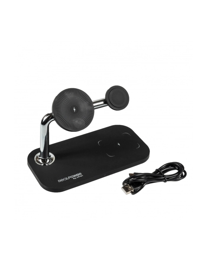 Realpower Ładowarka ChargeAir MAG Ladestation mit Magsafe schwarz główny