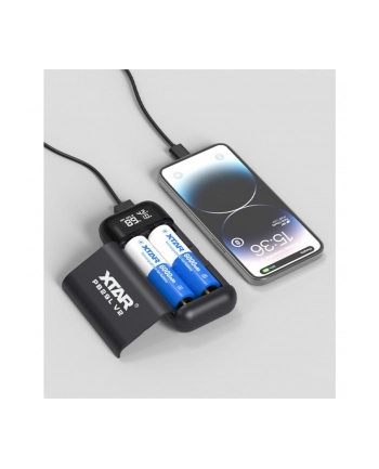 Ładowarka do akumulatorów/powerbank Li-ion XTAR PB2SLV2 nr 2