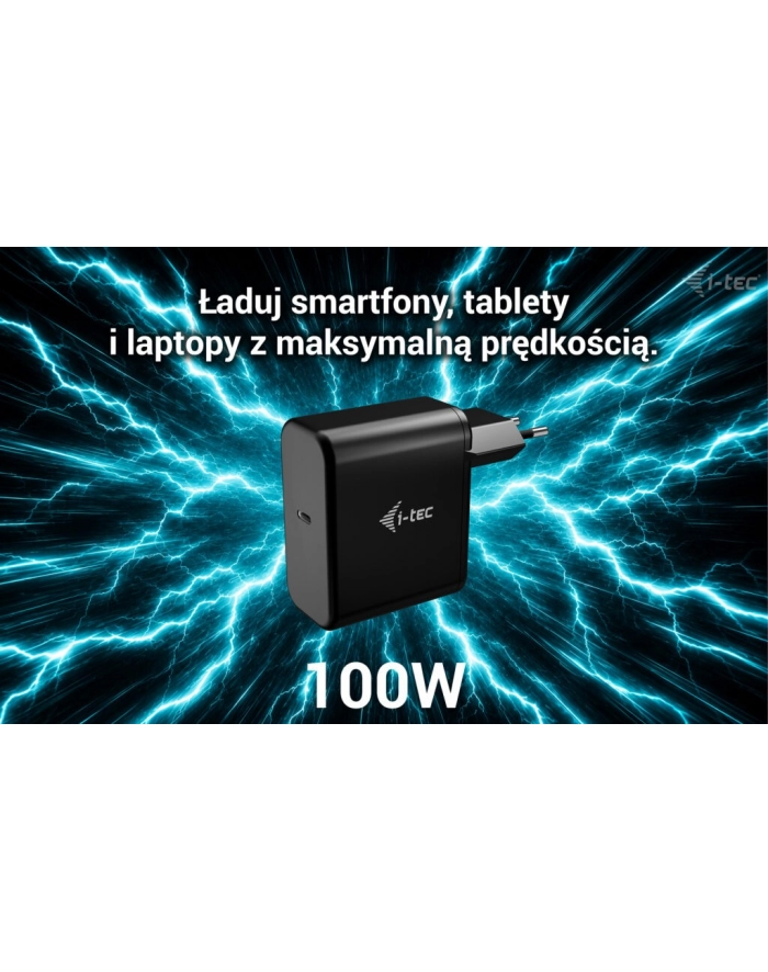 i-tec Ładowarka USB-C GaN Charger PD 100W czarna główny