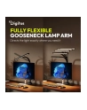 digitus Lampa biurkowa LED, 50 cm, 1025 lm, 7 W, temp. barw 3000K-6500K, czarna - nr 5