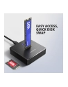 axagon Stacja dokująca USB-C 3.2 Gen 2 ADSA-M2C11 ALU- 1xNVMe /SATA M.2 10Gbps - nr 14