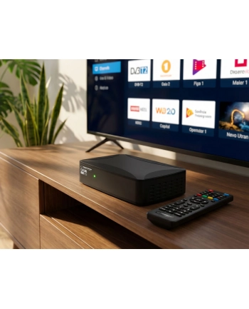 Tuner/dekoder cyfrowy DVB-T2 H.265/HEVC Esperanza EV108R nr 1
