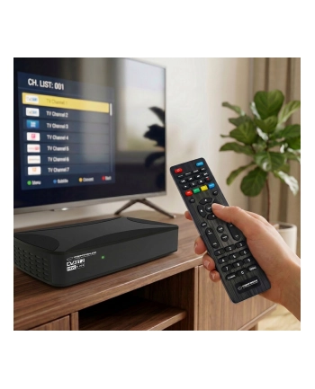 Tuner/dekoder cyfrowy DVB-T2 H.265/HEVC Esperanza EV108R nr 2