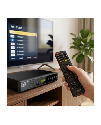 Tuner/dekoder cyfrowy DVB-T2 H.265/HEVC Esperanza EV111P nr 1