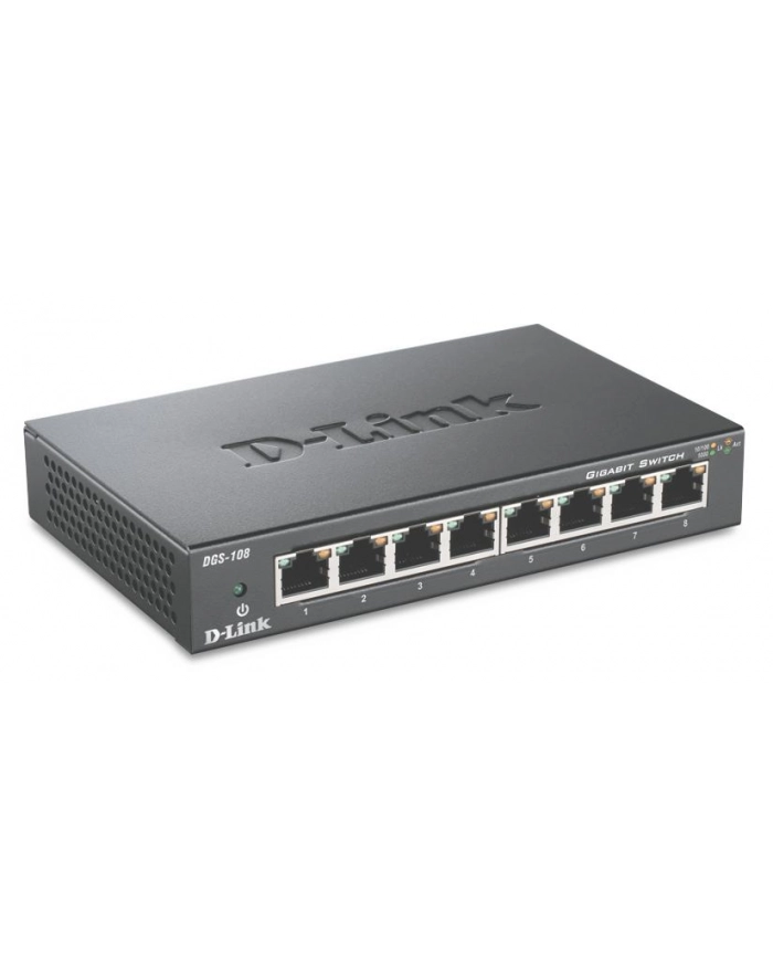 d-link Przełącznik DGS-108 8-port  10/100/1000 główny