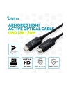 digitus Kabel optyczny HDMI AOC zbrojony, typ A M/M, Ultra HD, 8K 60Hz, czarny, 20m - nr 3