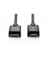 digitus Kabel optyczny HDMI AOC zbrojony, typ A M/M, Ultra HD, 8K 60Hz, czarny, 50m - nr 2