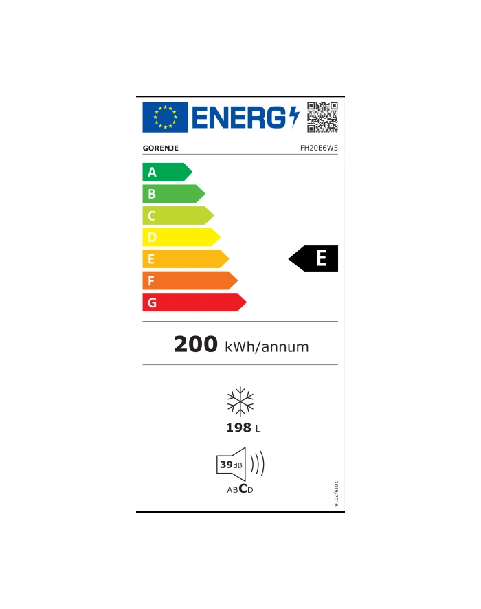gorenje Zamrażarka skrzyniowa FH20E6W5 główny