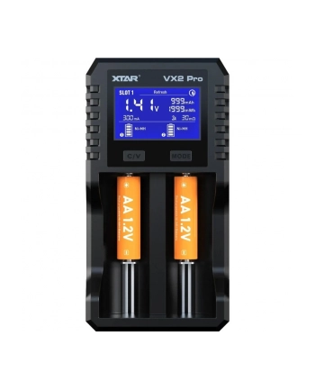 Ładowarka do akumulatorów Li-ion, Li-FePO4, NI-MH XTAR VX2PROKT nr 1