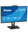 iiyama Monitor 27 '' Prolite XB2797QSNPH-B1,IPS,QHD,CAM,MIC,HDMI, DP, 4xUSB,75Hz, USB-C DOCK  96W, RJ45,KVM, 2x2W, 5MP WINDOWS HELLO, HAS 150,  350CD, 1ms - nr 55