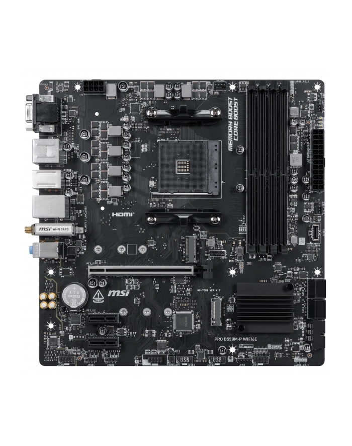 msi Płyta główna PRO B550M-P WIFI6E AM4 4DDR4 mATX główny