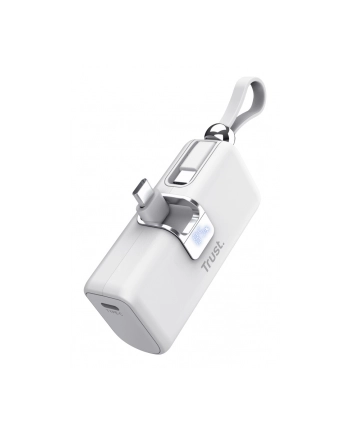 Kieszonkowy powerbank TRUST Pacto 5000 mAh biały
