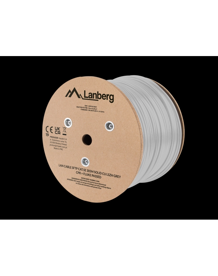 LANBERG KABEL LAN SFTP KAT5E 305M DRUT CU CPR+ główny