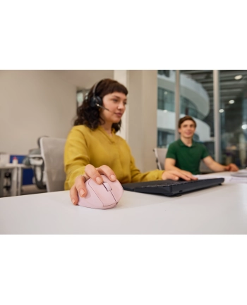 hewlett-packard Mysz HP Tilt Ergonomic Pink Mouse 720M Wireless / Bluetooth bezprzewodowa różowa BH7N4AA nr 1