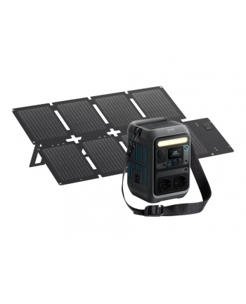 Zestaw Przenośna stacja zasilania Anker Solix C300X DC 288Wh 300W + Panel solarny PS60 60W