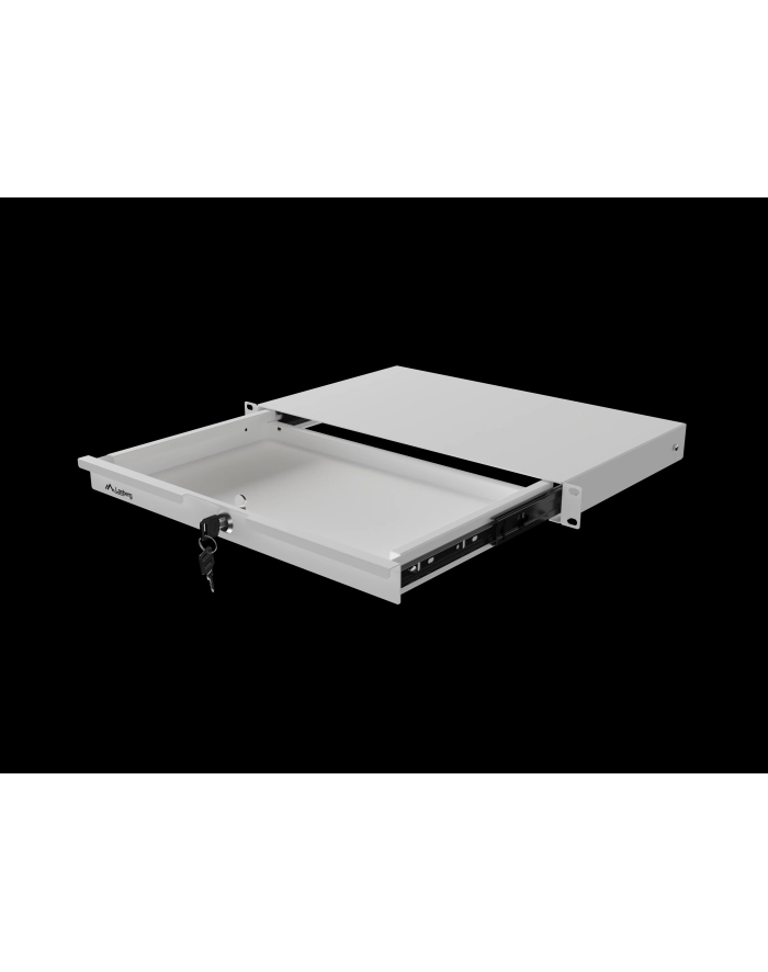 LANBERG SZUFLADA DO SZAF 19''; 1U 270MM SZARA główny