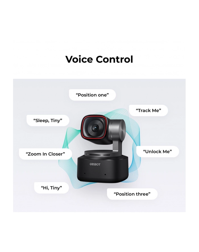 Kamera internetowa OBSBOT Tiny 3 4K PTZ Webcam główny