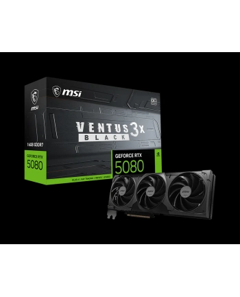 Karta graf MSI RTX 5080 16G VENTUS 3X OC BLACK nr 1
