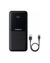 Powerbank Baseus Lipow 10000mAh 225W z podwójnym wbudowanym kablem z wyświetlaczem (z dodatkowym czarnym kablem Baseus Simple USB-A - USB-C 3A 0,2m) - czarny - nr 1