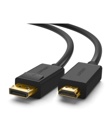 Ugreen  jednokierunkowy kabel z DisplayPort na HDMI 4K 30 Hz 32 AWG 1,5 m czarny nr 1