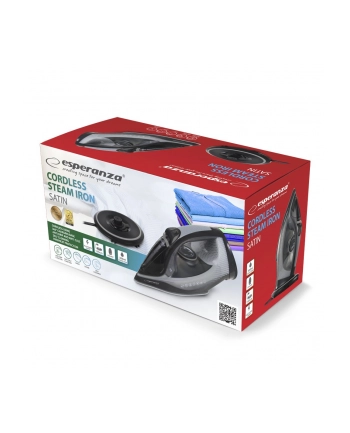 Żelazko parowe bezprzewodowe Esperanza SATIN ceramic 2600W EHI011