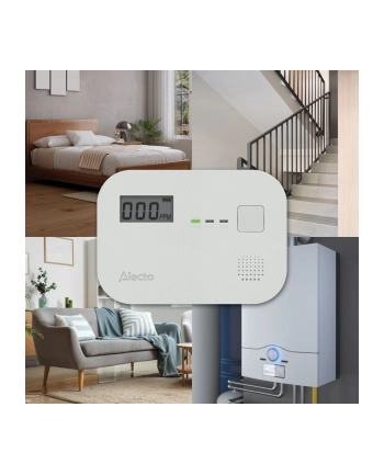 Alecto COA3910 Carbon Monoxide Alarm - 10 Year Sensor - Display nr 2