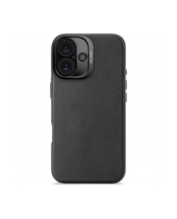 Decoded Leather Backcover iPhone 16 Black