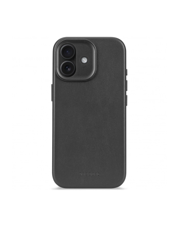 Decoded Leather Backcover iPhone 17 czarny główny