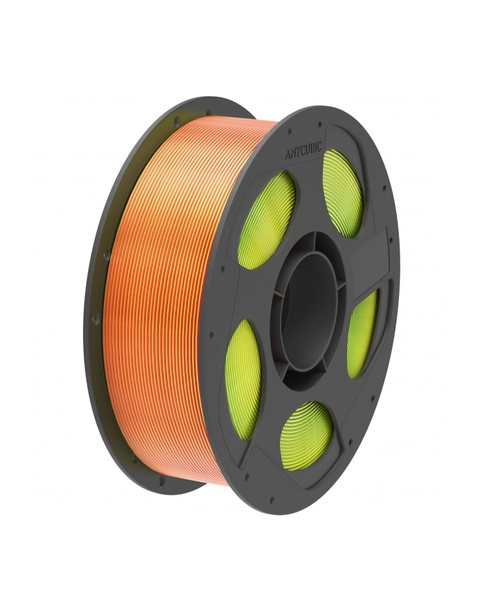 Anycubic PLA Silk Filament Trzy kolory - czerw., zol., ziel główny