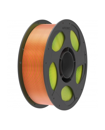 Anycubic PLA Silk Filament Trzy kolory - czerw., zol., ziel
