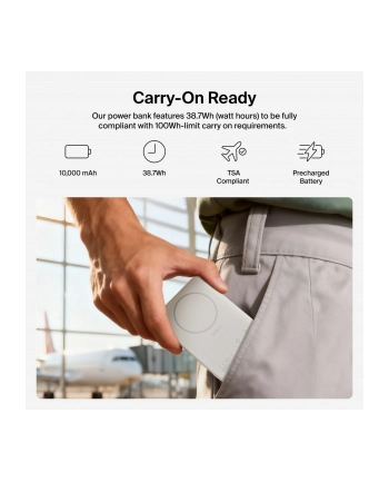 Belkin BoostCharge Slim 7,5W Qi2 magn.PB 10000mAh sand BPD017hqSA nr 1