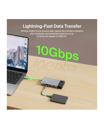 Belkin CONNECT 8-in-1 USB-C Hub do 2 Ekraonow INC027hqSGY nr 2