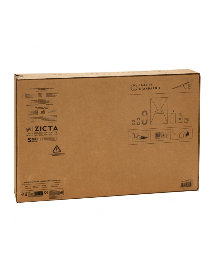 STARLINK Standard Kit V4 Lite WiFi Router BIAŁY/gray główny