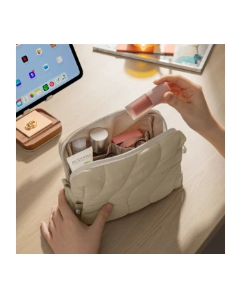 tomtoc Terra-A27 Puffy Accesorry Pouch 2L Natural Sand